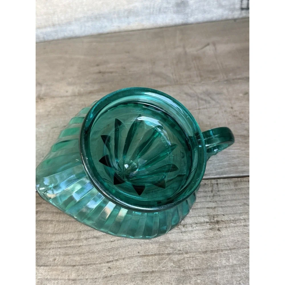 Vintage Jeanette Glass - Ultramarine Pattern Juicer, Depression Glass Juicer